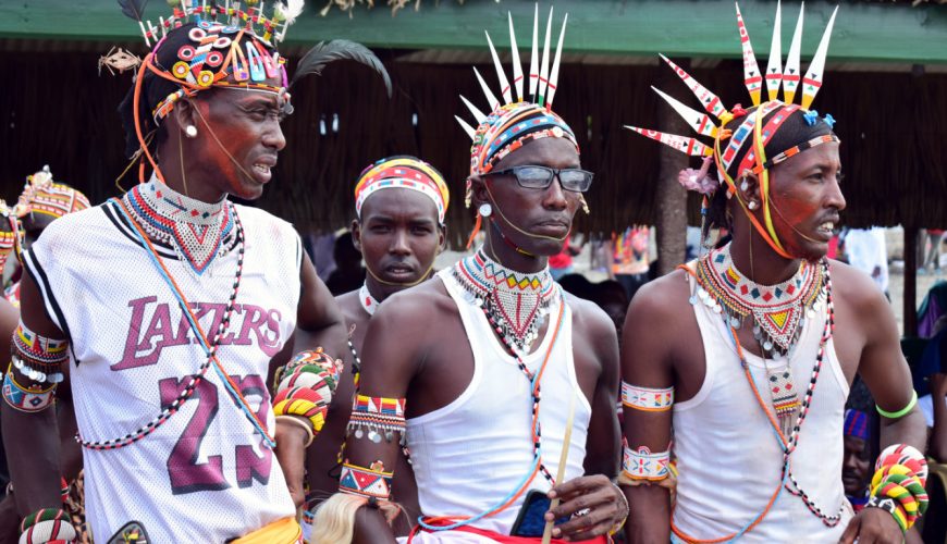 The Samburu are a proud warrior race of cattle-owning pastoralists who many think came from Sudan. Some think they are lost Roman soldiers.