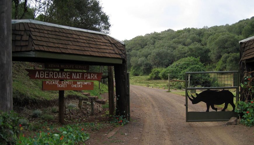 Aberdare National Park holds the record of the highest game park in the world. It also is home to two of Kenya's tallest waterfalls.