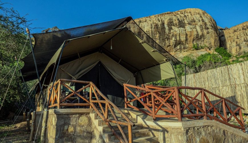 We launched Kivuko Camp, an eco-camp in Taita Wildlife Conservancy, with all the amenities for a comfortable stay surrounded by nature.