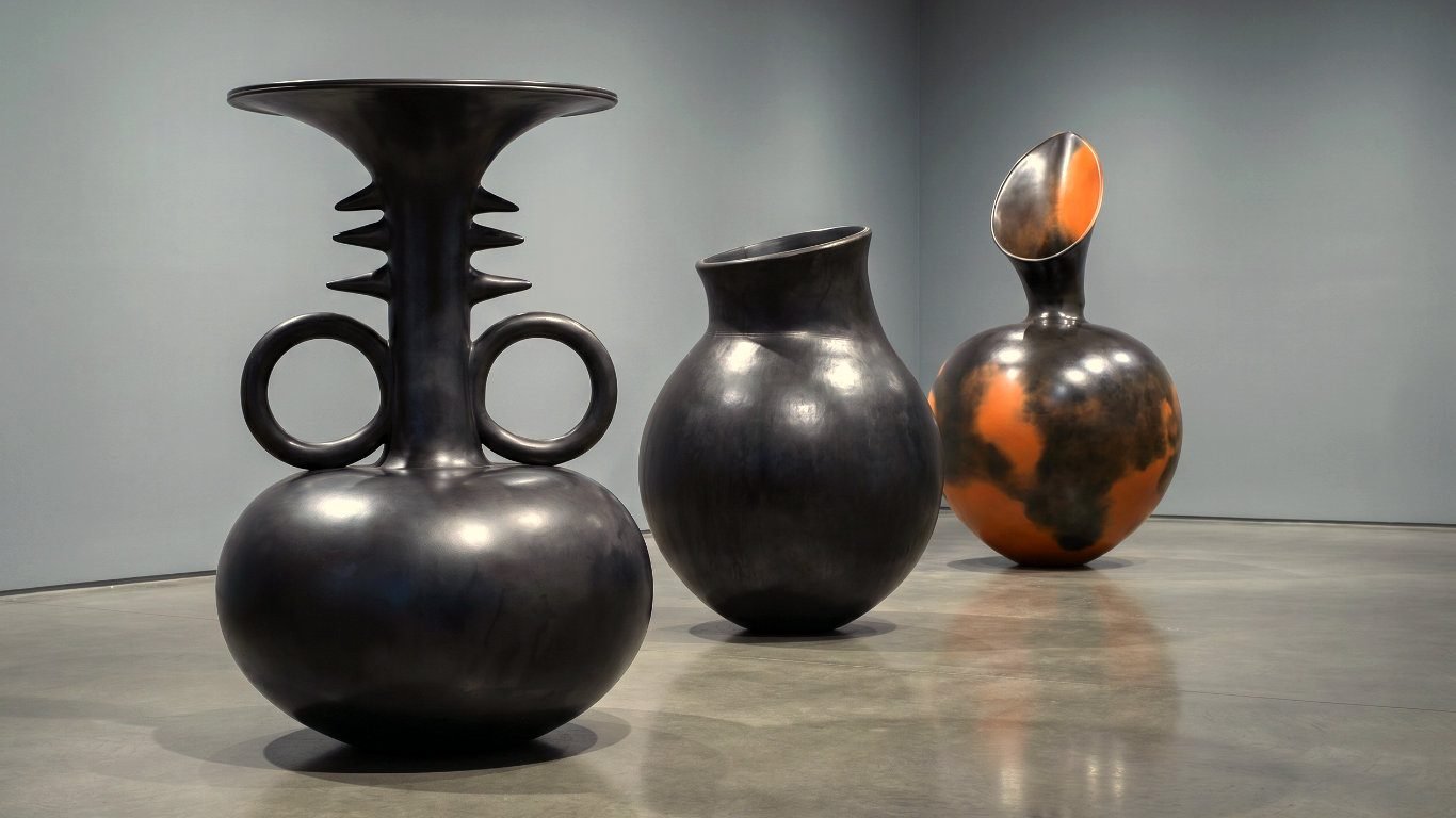Magdalene Odundo's hand-built ceramic vessels, exhibited across the world's finest institutions, are considered masterworks of form, balance, and craft.